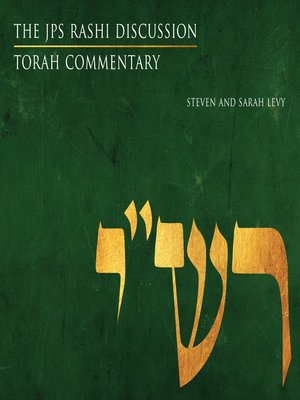 cover image of The JPS Rashi Discussion Torah Commentary